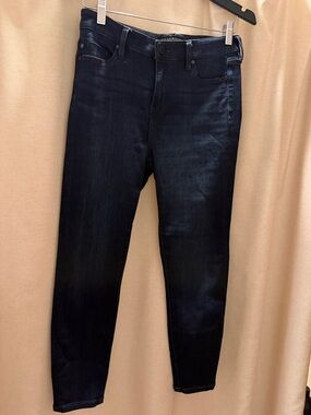 Liverpool Dark Indigo Skinny Jeans for Men